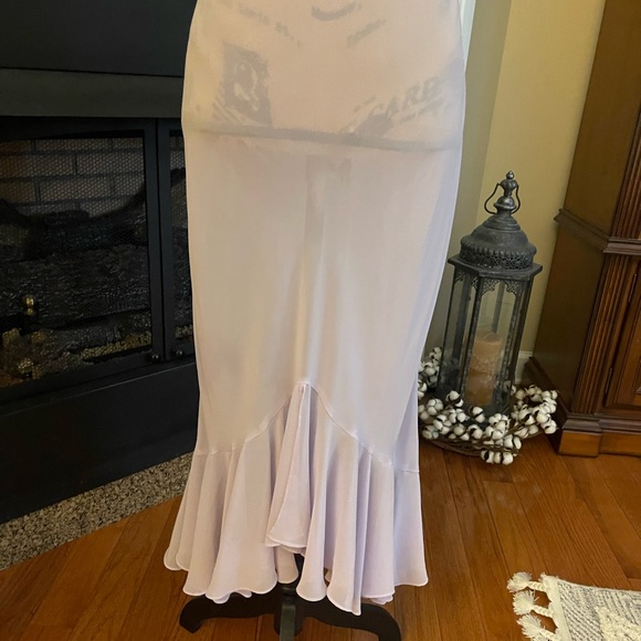 Madison Studio Intimates Lilac Lavender Sexy Ruffle Nightgown Lingerie Large - Picture 3 of 7